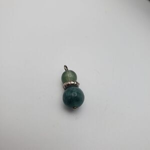 Emerald stone tier necklace‎ pendant